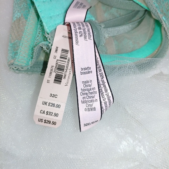 Victoria's Secret green/gray bralette - Picture 4 of 4